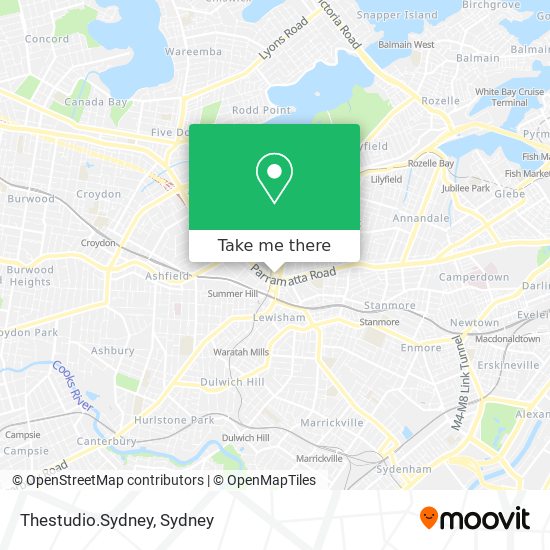 Thestudio.Sydney map