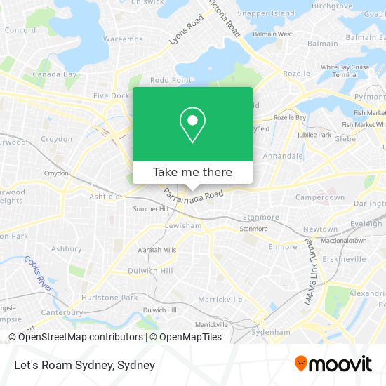 Let's Roam Sydney map