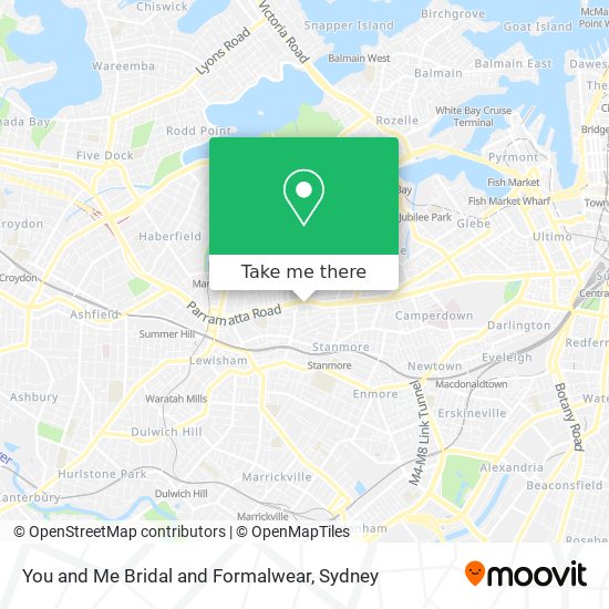You and Me Bridal and Formalwear map