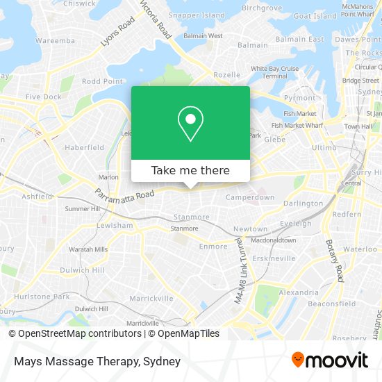 Mays Massage Therapy map