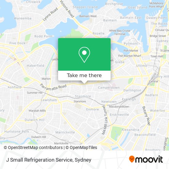 J Small Refrigeration Service map