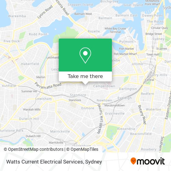 Mapa Watts Current Electrical Services