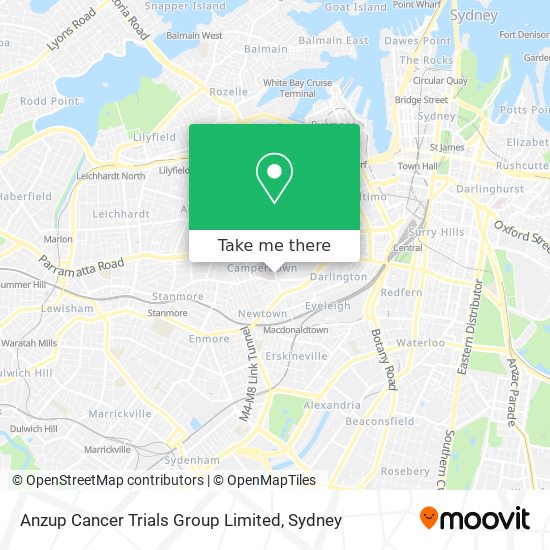 Anzup Cancer Trials Group Limited map