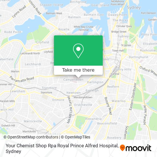 Your Chemist Shop Rpa Royal Prince Alfred Hospital map