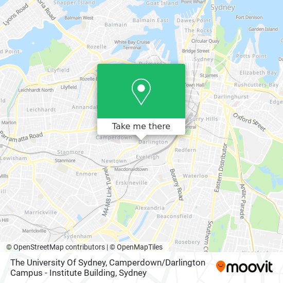 The University Of Sydney, Camperdown / Darlington Campus - Institute Building map