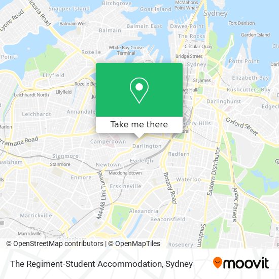 The Regiment-Student Accommodation map