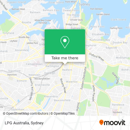LPG Australia map