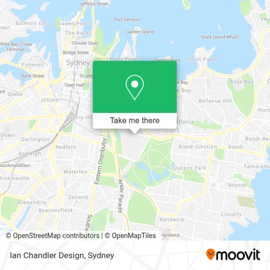 Ian Chandler Design map