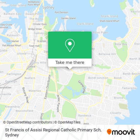 St Francis of Assisi Regional Catholic Primary Sch map