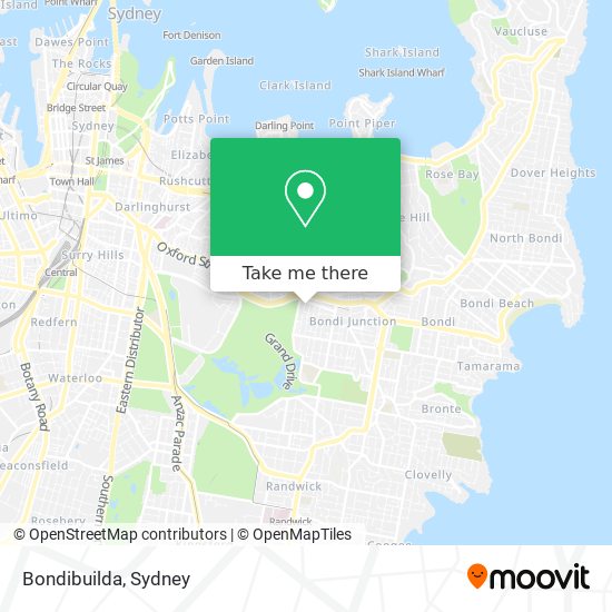 Bondibuilda map