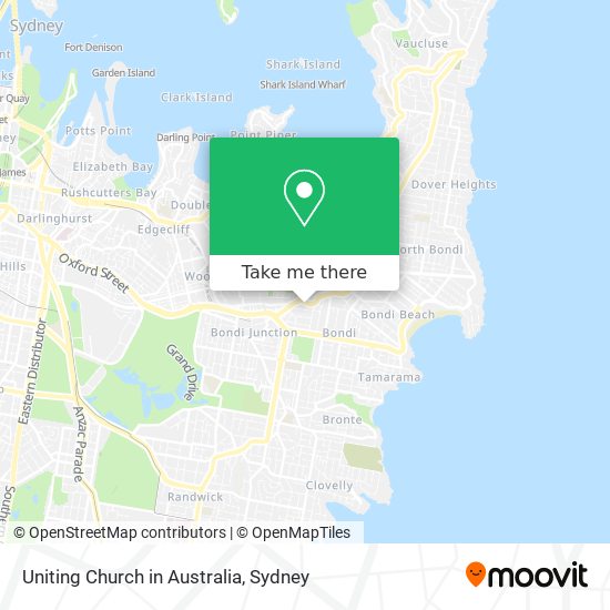 Uniting Church in Australia map