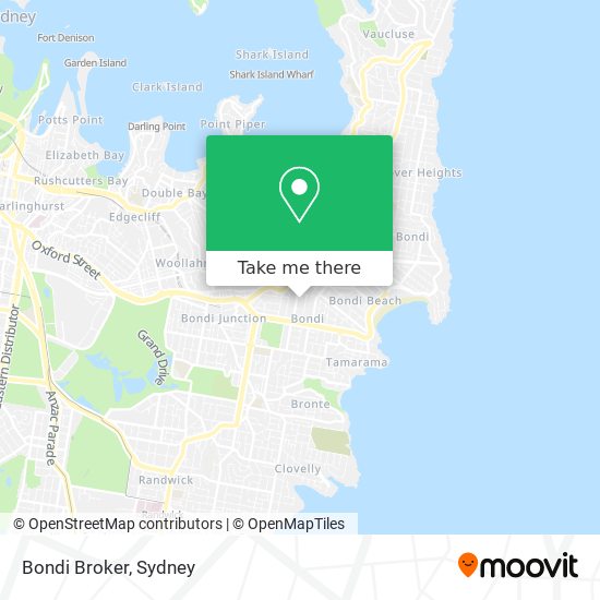 Mapa Bondi Broker