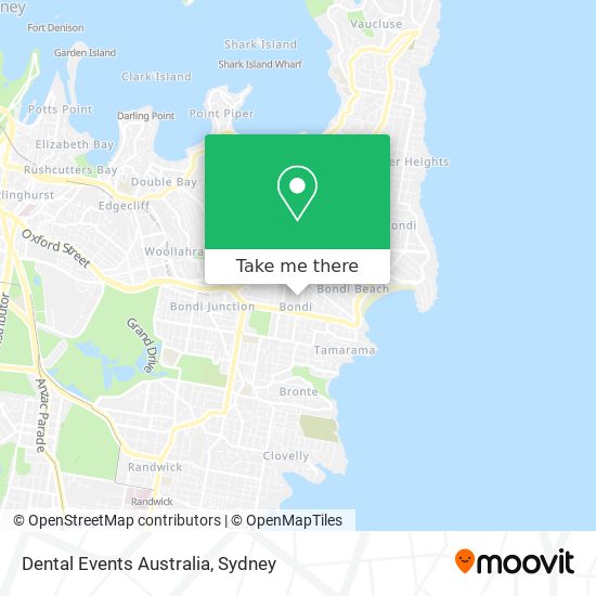 Dental Events Australia map