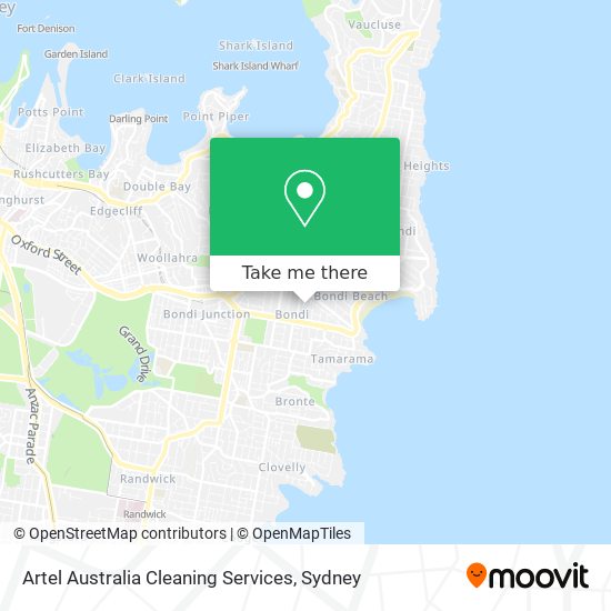 Artel Australia Cleaning Services map