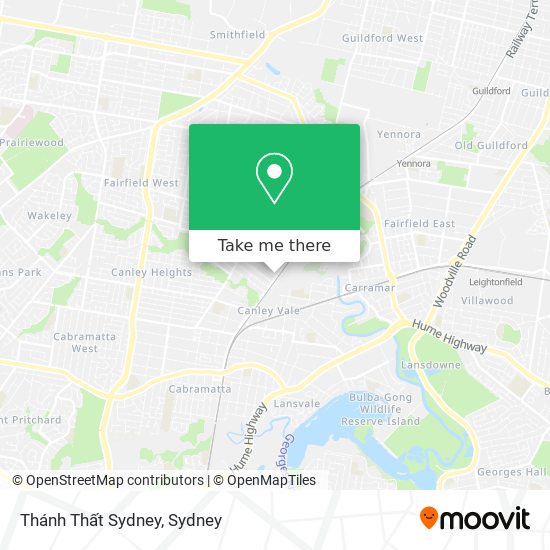 Thánh Thất Sydney map