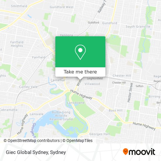 Giec Global Sydney map