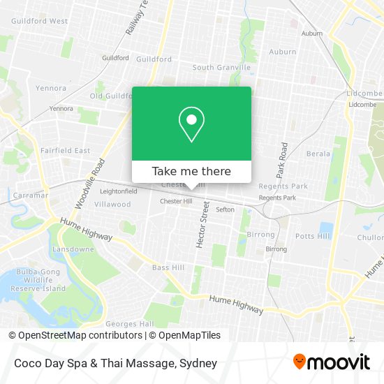 Coco Day Spa & Thai Massage map