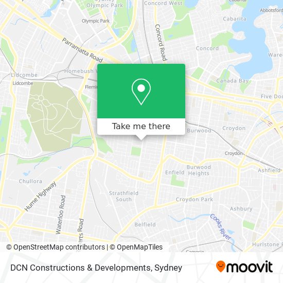 DCN Constructions & Developments map