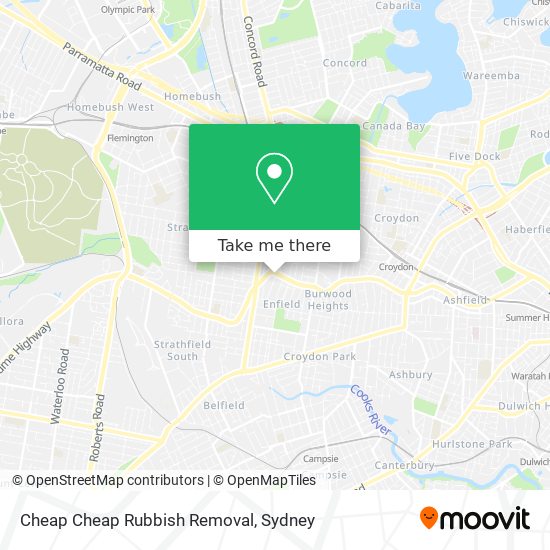 Cheap Cheap Rubbish Removal map