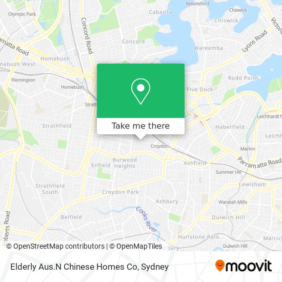 Elderly Aus.N Chinese Homes Co map