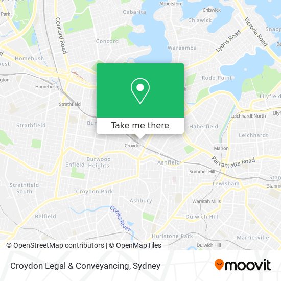 Mapa Croydon Legal & Conveyancing