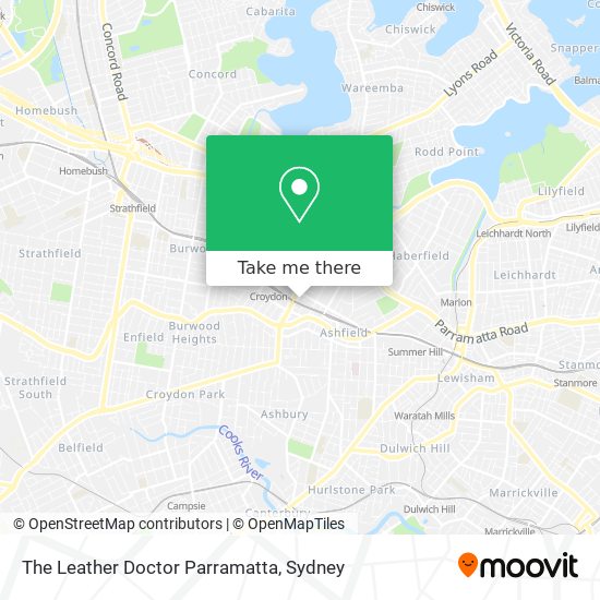 The Leather Doctor Parramatta map