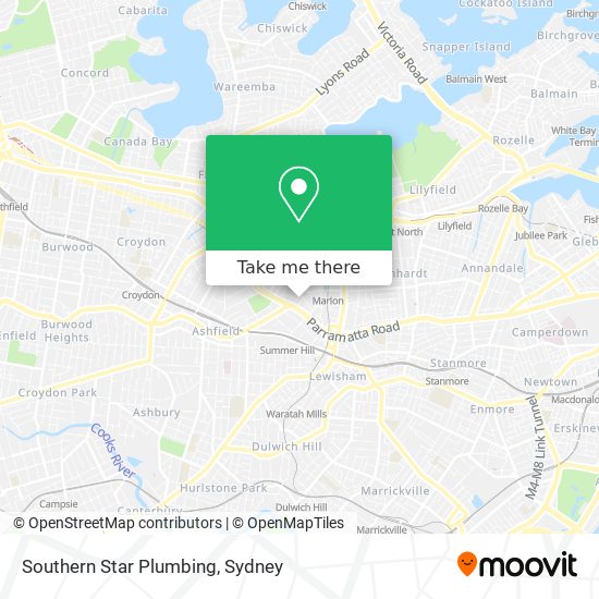 Mapa Southern Star Plumbing