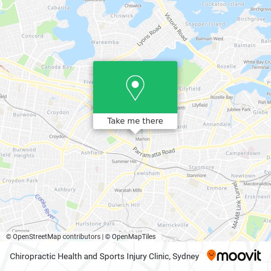 Chiropractic Health and Sports Injury Clinic map