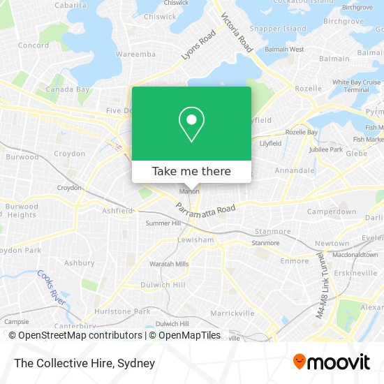 Mapa The Collective Hire