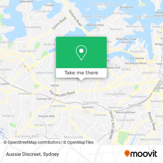 Aussie Discreet map