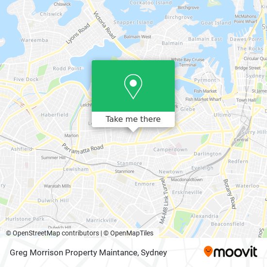 Greg Morrison Property Maintance map