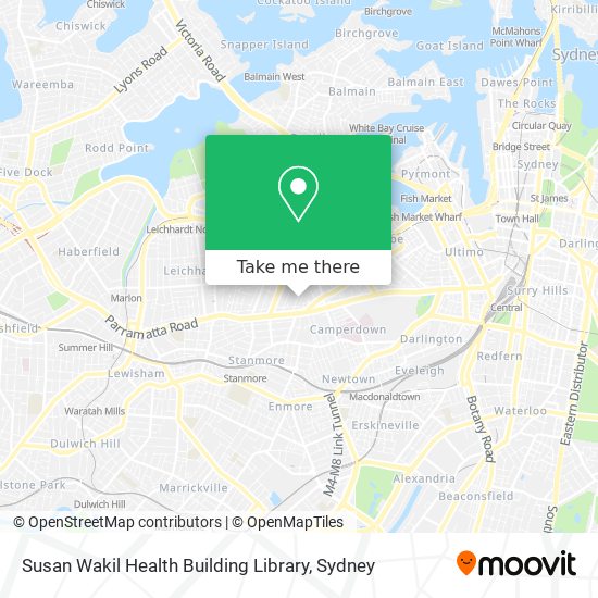 Mapa Susan Wakil Health Building Library