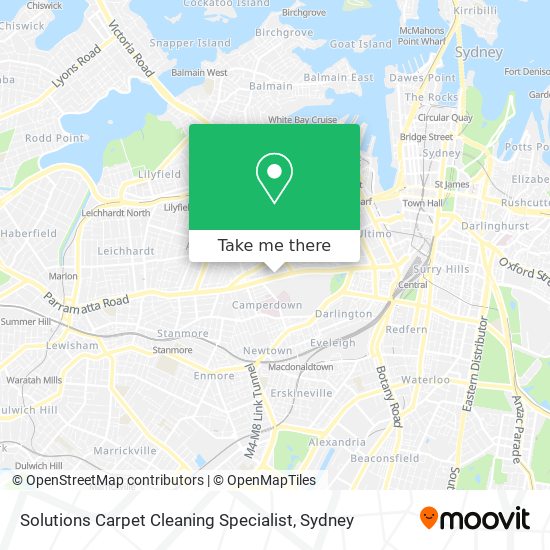 Solutions Carpet Cleaning Specialist map