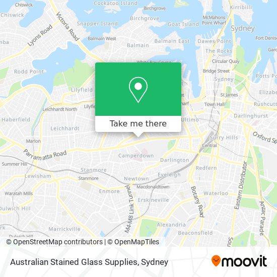 Mapa Australian Stained Glass Supplies