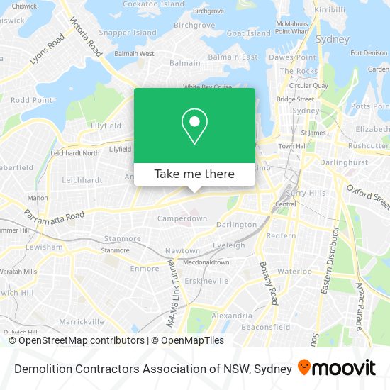 Demolition Contractors Association of NSW map