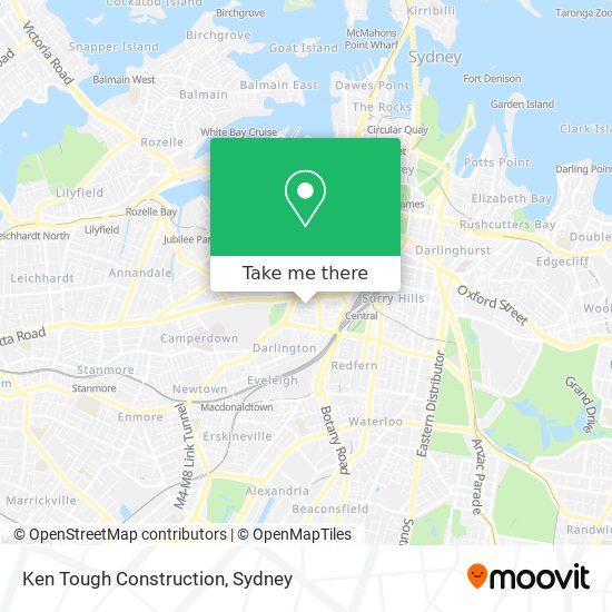 Mapa Ken Tough Construction