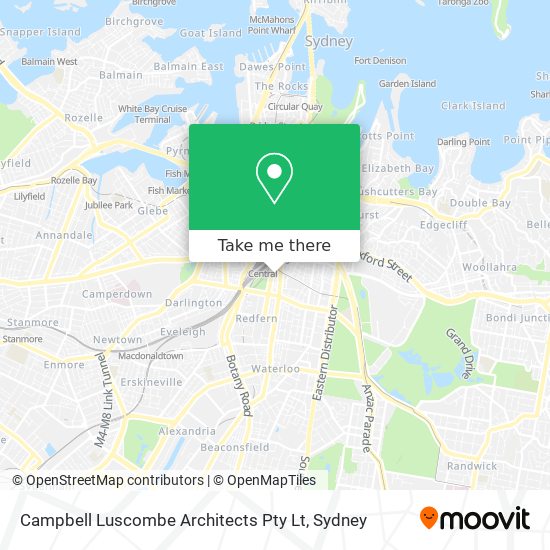 Campbell Luscombe Architects Pty Lt map