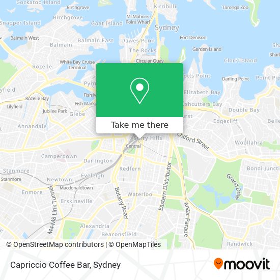 Capriccio Coffee Bar map