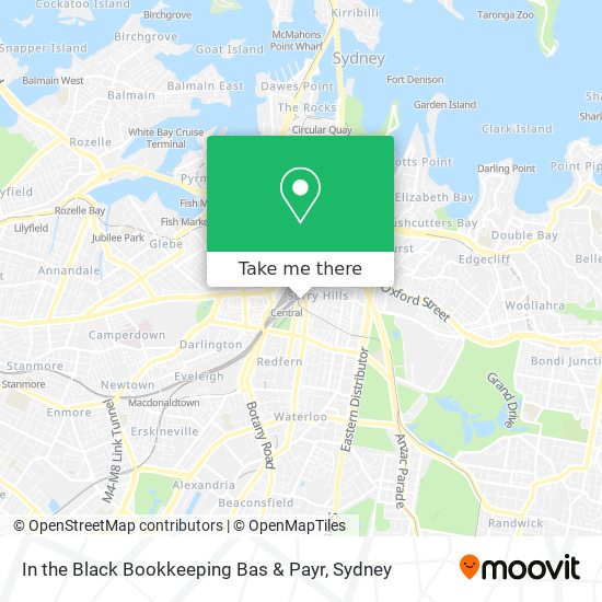 In the Black Bookkeeping Bas & Payr map