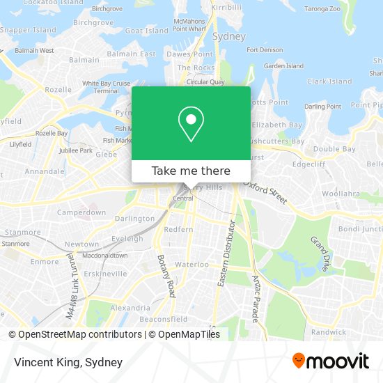 Vincent King map