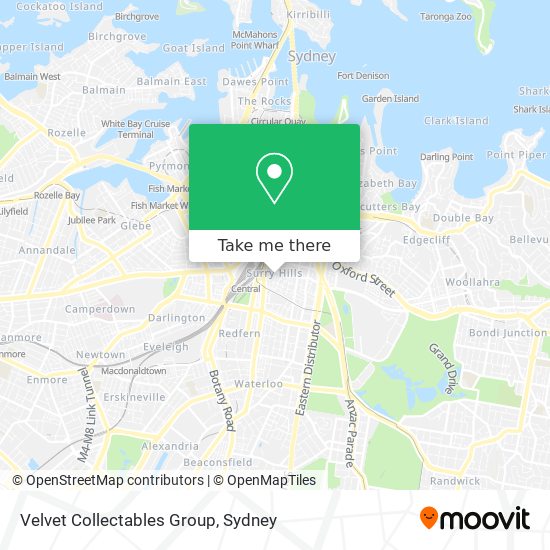 Mapa Velvet Collectables Group