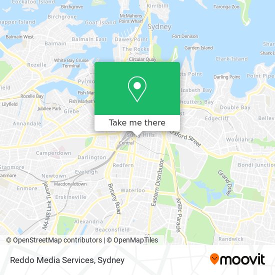 Reddo Media Services map