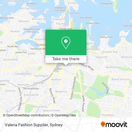 Valeria Fashion Supplier map