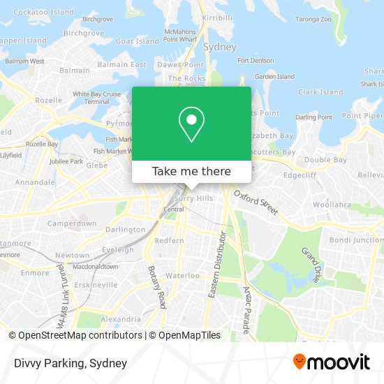 Mapa Divvy Parking