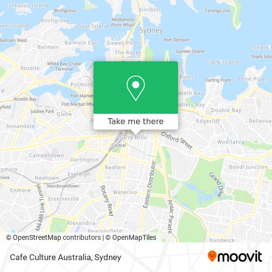 Cafe Culture Australia map