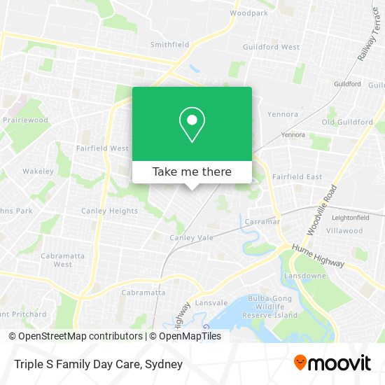 Triple S Family Day Care map