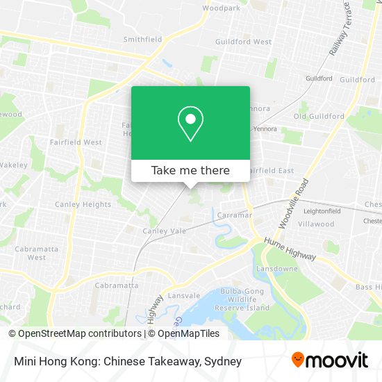 Mapa Mini Hong Kong: Chinese Takeaway