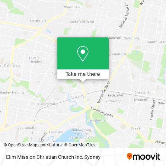 Elim Mission Christian Church Inc map