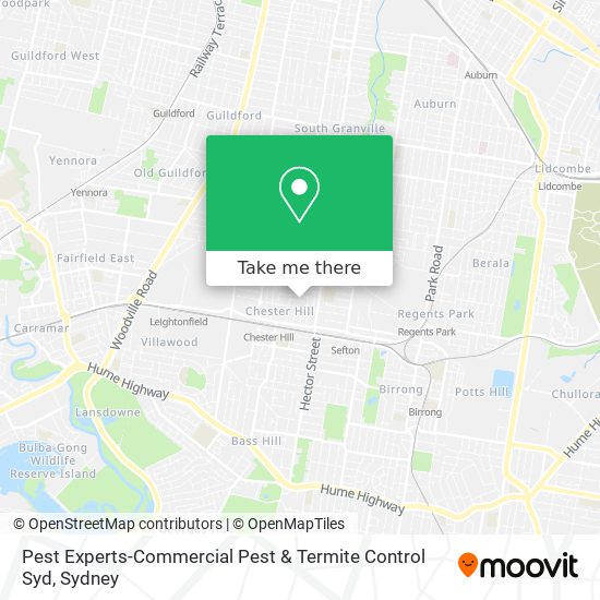 Pest Experts-Commercial Pest & Termite Control Syd map