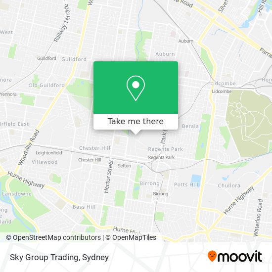 Sky Group Trading map